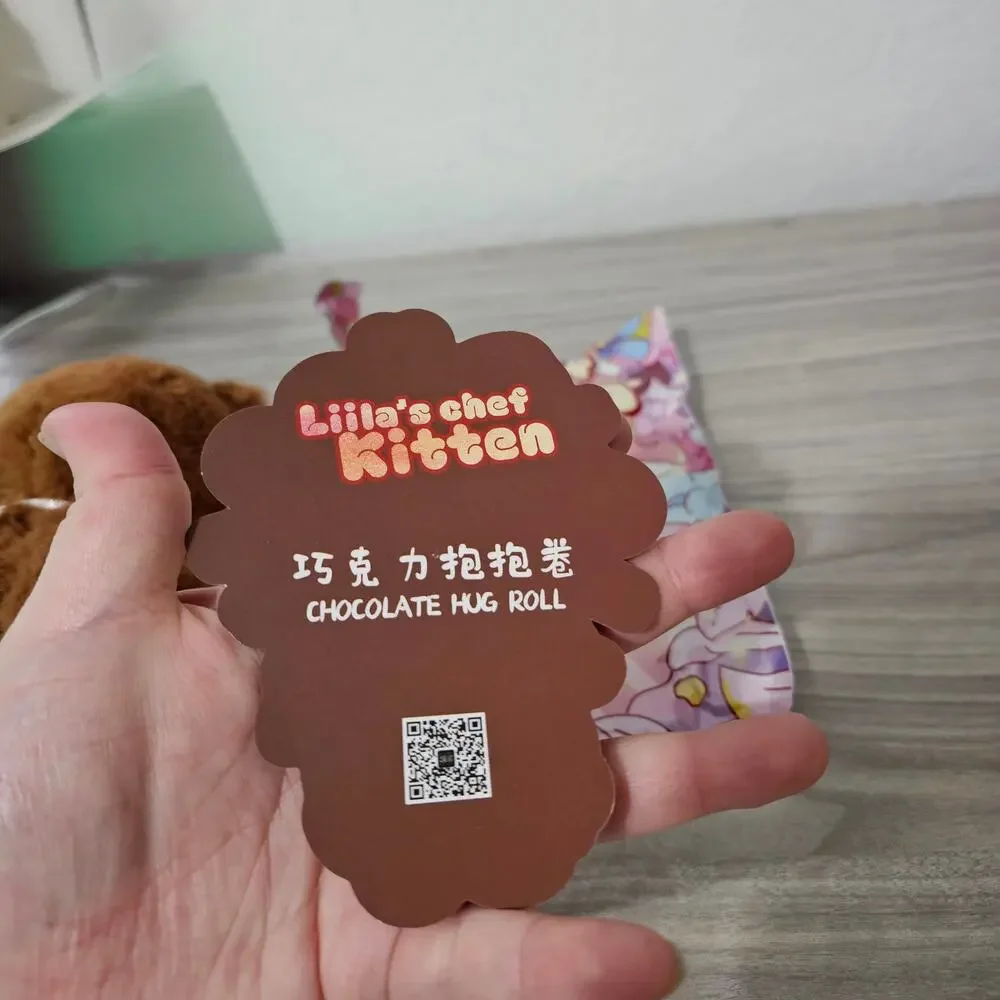 Liila's Chef Kitten Blind Box Chocolate Hug Roll Vinyl Plush Pendent NO BOX
